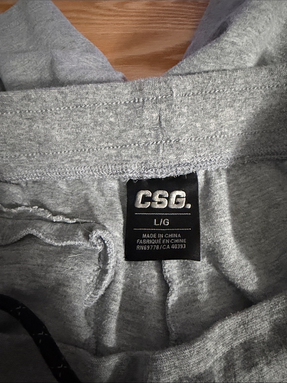CSG Gray young men’s shorts